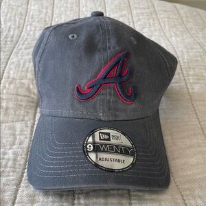 Atlanta Braves NWT New Era blue gray adjustable baseball cap